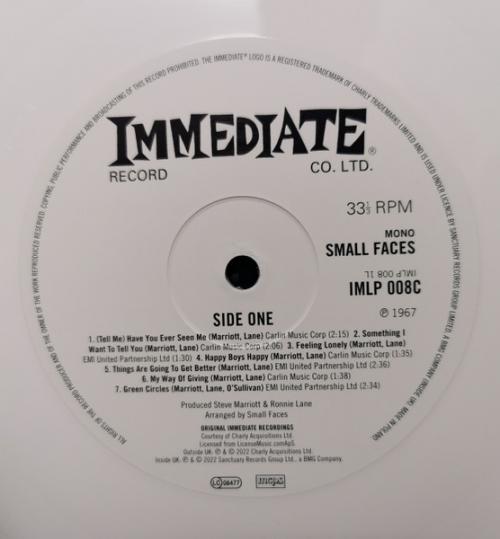 Виниловая пластинка Small Faces - Small Faces (Coloured Vinyl LP)