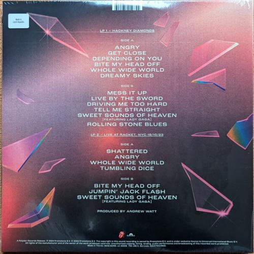 Виниловая пластинка The Rolling Stones - Hackney Diamonds (Clear and Blue Splatter 2LP)
