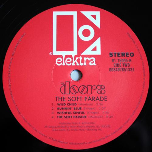 Виниловая пластинка WM THE DOORS, THE SOFT PARADE (50TH ANNIVERSARY) (180 Gram Black Vinyl)