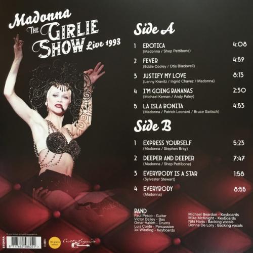 Виниловая пластинка MADONNA - THE GIRLIE SHOW LIVE 1993 (LP)