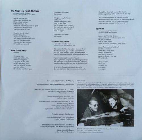 Виниловая пластинка Haden, Charlie, Beyond The Missouri Sky