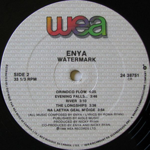 Виниловая пластинка WM Enya Watermark (Black Vinyl)