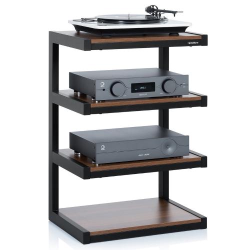 Подставка NorStone Esse Hi-Fi Black/Walnut