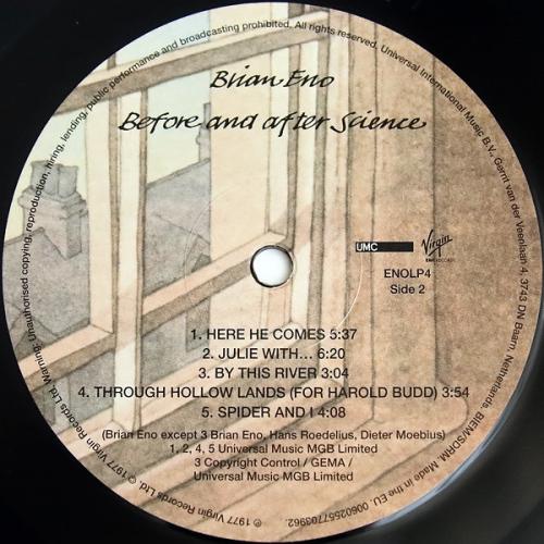 Виниловая пластинка Brian Eno, Before And After Science (180g 2017 Edition)