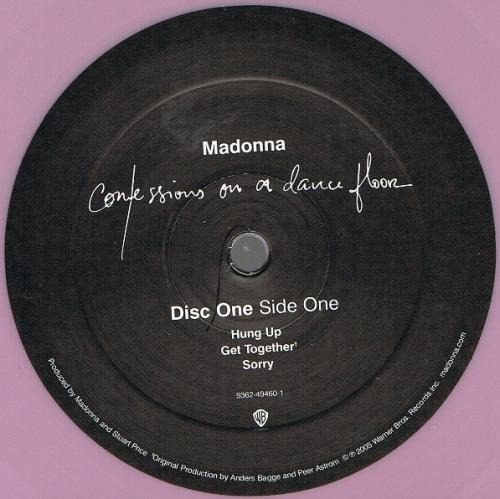 Виниловая пластинка Madonna CONFESSIONS ON A DANCE FLOOR (Pink vinyl)