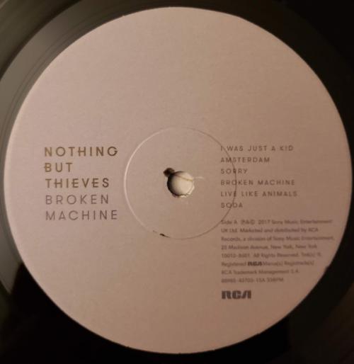 Виниловая пластинка Nothing but Thieves BROKEN MACHINE