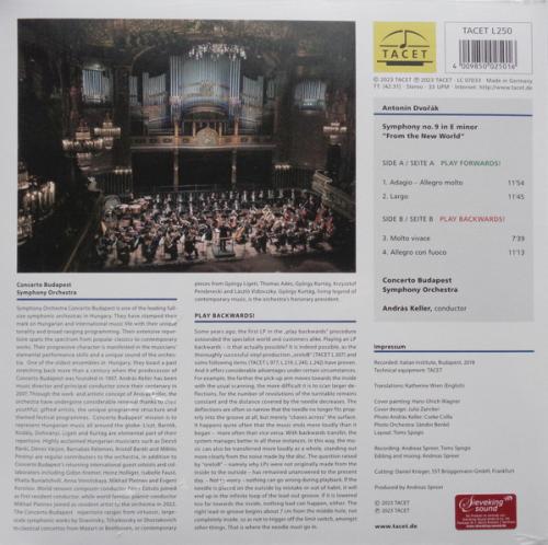 Виниловая пластинка Andras Keller - Dvorak: Symphony No.9 (Analogue) (Black Vinyl LP)