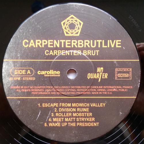 Виниловая пластинка Carpenter Brut, Carpenterbrutlive