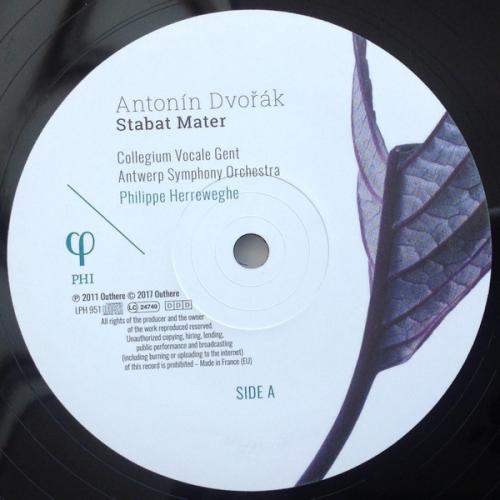 Виниловая пластинка Philippe Herreweghe - Dvorak: Stabat Mater Op.58 (Black Vinyl 2LP)