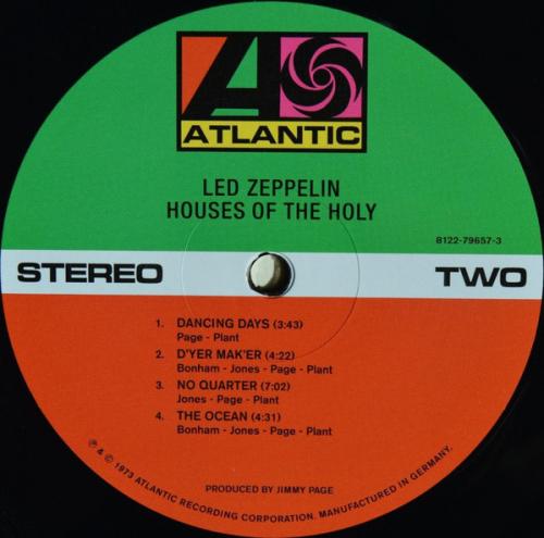 Виниловая пластинка WM Led Zeppelin Houses Of The Holy (Remastered/180 Gram/Gatefold)