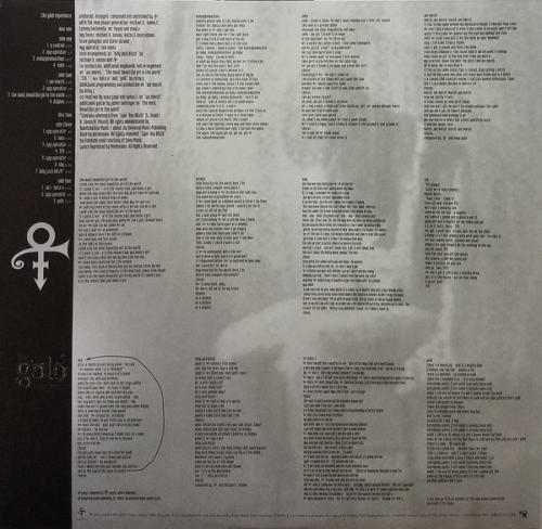 Виниловая пластинка The Artist - The Gold Experience (Black Vinyl 2LP)