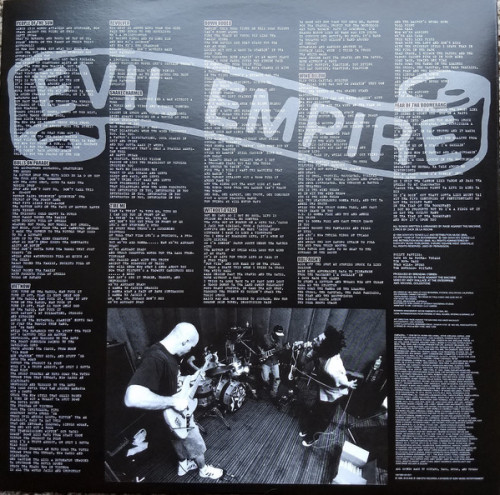 Виниловая пластинка Sony Rage Against The Machine Evil Empire (180 Gram Black Vinyl)