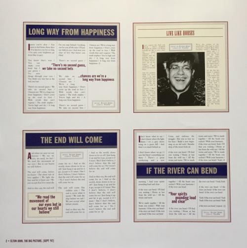 Виниловая пластинка John, Elton, The Big Picture