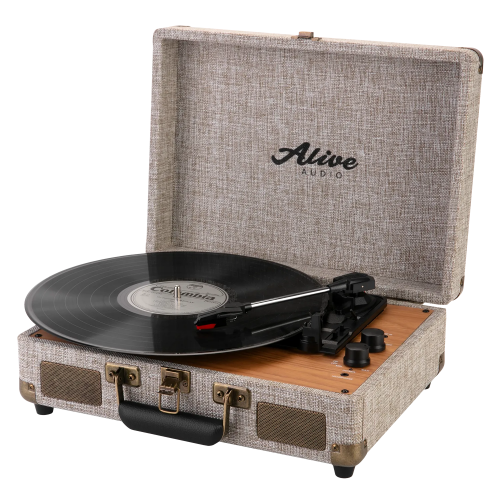 Проигрыватель винила Alive Audio GLAM The Canvas Edition Shadow с Bluetooth