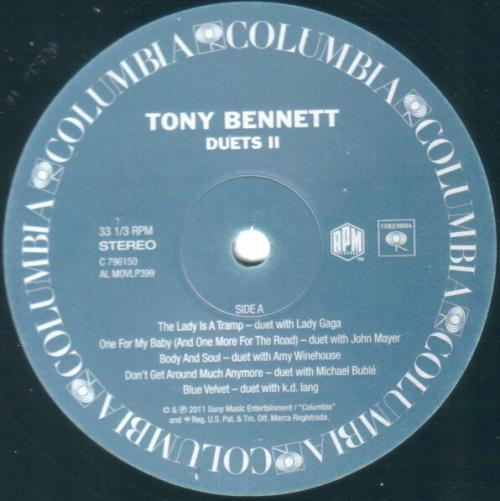 Виниловая пластинка Tony Bennett - DUETS II (HQ/GATEFOLD)