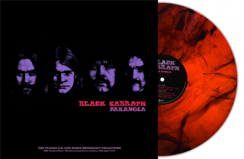 Виниловая пластинка Black Sabbath - Paranoia (BBC Sunday Show : Broadcasting House London 26th April 1970) (Red Marble Vinyl)