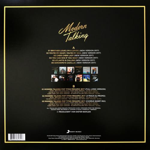 Виниловая пластинка Modern Talking BACK FOR GOLD - THE NEW VERSIONS (Coloured Vinyl)