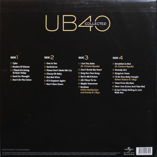 Виниловая пластинка UB40 - Collected (Black Vinyl 2LP)
