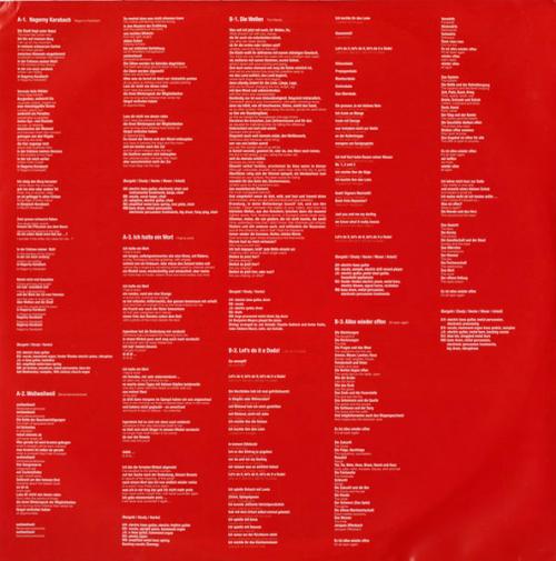Виниловая пластинка Einsturzende Neubauten - Alles Wieder Offen (Black Vinyl 2LP)