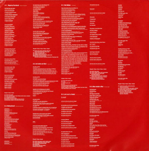 Виниловая пластинка Einsturzende Neubauten - Alles Wieder Offen (Black Vinyl 2LP)