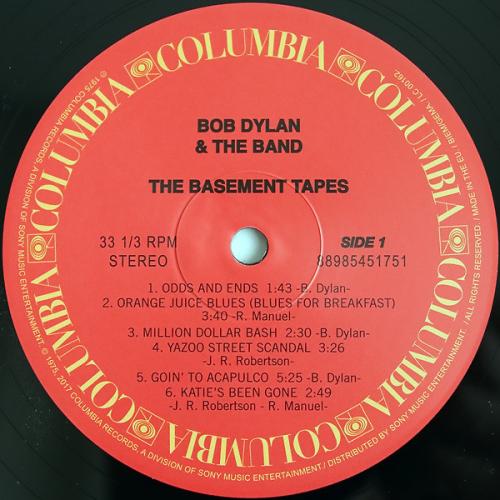 Виниловая пластинка Bob Dylan THE BASEMENT TAPES