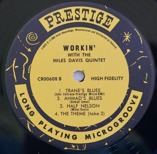 Виниловая пластинка Davis, Miles - Workin’ (Black Vinyl LP)