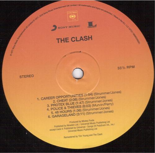 Виниловая пластинка The Clash THE CLASH