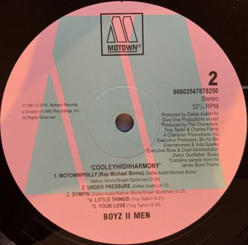 Виниловая пластинка Boyz II Men, Cooleyhighharmony