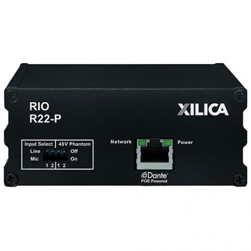 Транскодер аудиосигналов и сигналов интерфейса Dante Xilica Rio R22-P