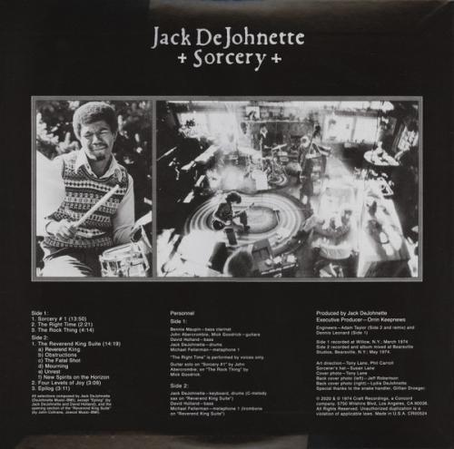 Виниловая пластинка Jack DeJohnette - Sorcery (Top Shelf) (Limited Edition, Black Vinyl LP)