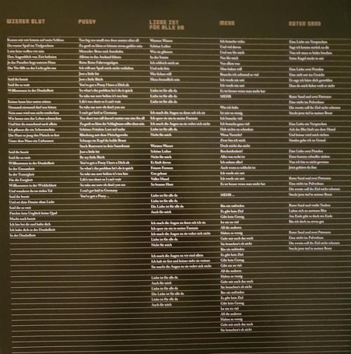 Виниловая пластинка Rammstein, Liebe Ist Fur Alle Da