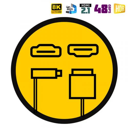 Кабель HDMI Dr.HD 8K Сверхтонкий Тип B 1.5 м