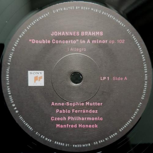 Виниловая пластинка Mutter, Anne-Sophie; Ferrandez, Pablo - Brahms: Double Concerto; Schumann: Piano Trio (180 Gram Black Vinyl 2LP)