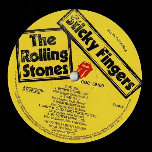 Виниловая пластинка Rolling Stones — STICKY FINGERS (HALF SPEED MASTER) (LP)