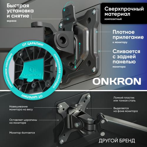 Кронштейн для монитора Onkron D121E black