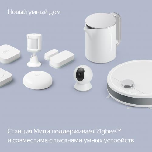 Умная колонка Яндекс Станция Миди Black