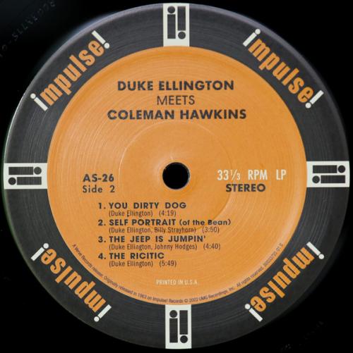 Виниловая пластинка ELLINGTON DUKE - Meets Coleman Hawkins (Винил)