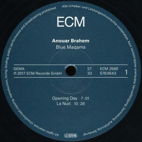 Виниловая пластинка Anouar Brahem, Blue Maqams (LP/180g)