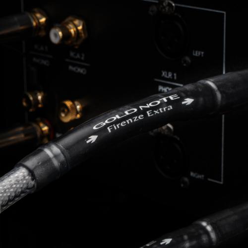 Кабель межблочный аудио Gold Note Firenze Extra RCA 1m
