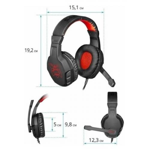 Гарнитура Defender GAMING CUJO BLACK/RED