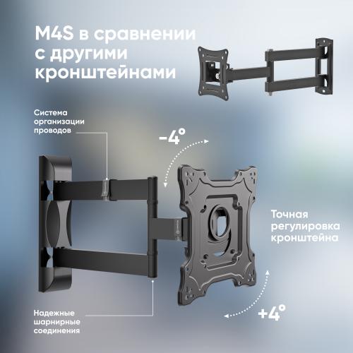 Кронштейн для телевизора Onkron M4S black