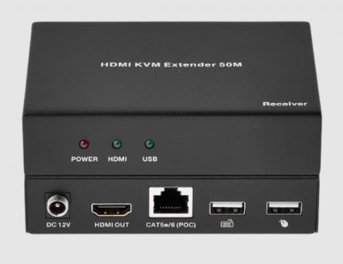 Комплект передатчик и приемник сигнала HDMI и USB 2.0 по витой паре AVCLINK HT-50U2
