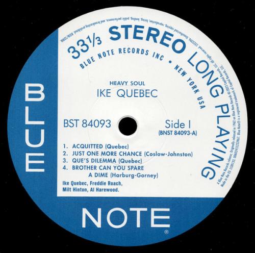 Виниловая пластинка Ike Quebec - Heavy Soul