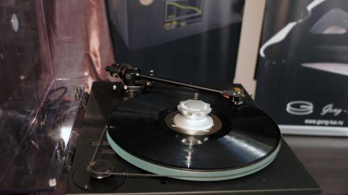 Прижим для пластинок Gold Note Magnifico Record Clamp Silver