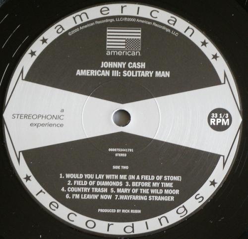 Виниловая пластинка Cash, Johnny, American III: Solitary Man