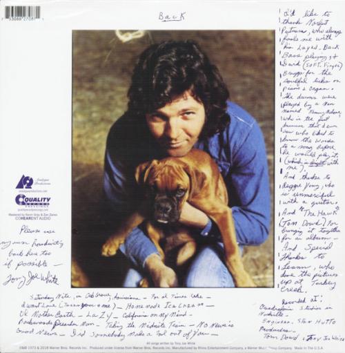 Виниловая пластинка Tony Joe White - Homemade Ice Cream (Analogue) (Limited Edition, Black Vinyl 2LP)
