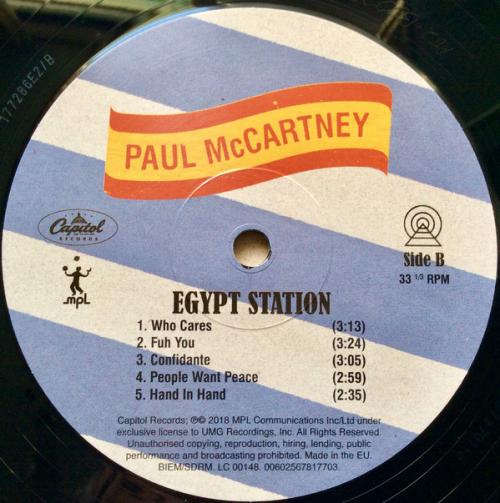 Виниловая пластинка Paul McCartney, Egypt Station