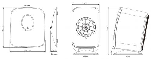 Стойки KEF P1 DESK PAD SILVER (SP4013GA)