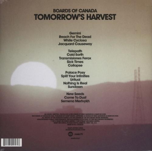 Виниловая пластинка Boards Of Canada - Tomorrow's Harvest (Black Vinyl 2LP)