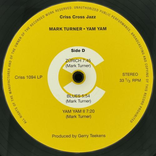 Виниловая пластинка Mark Turner - Yam Yam (Black Vinyl 2LP)